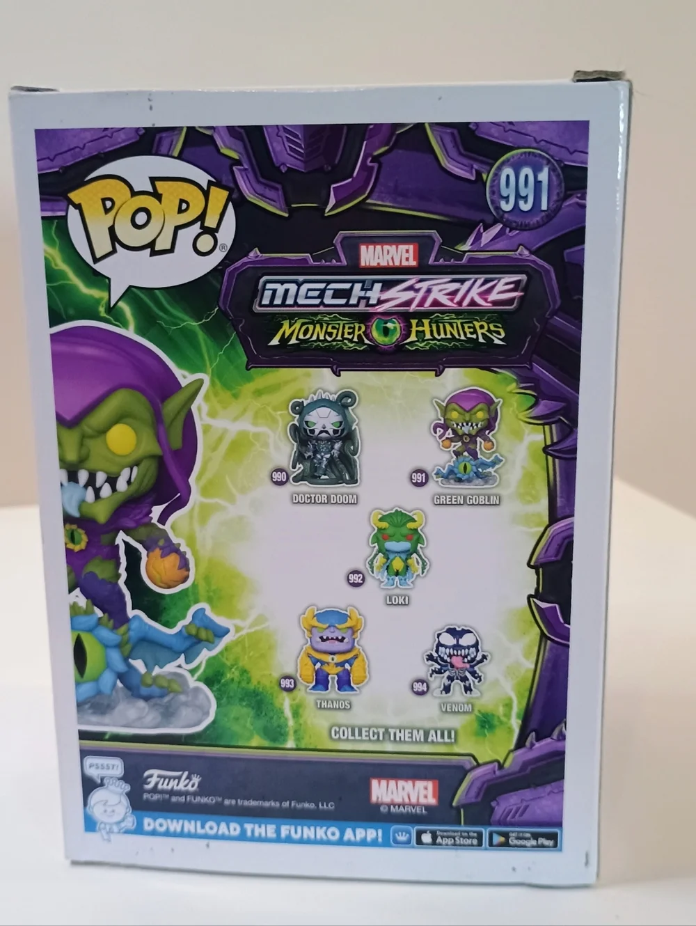 Funko Pop! Mech Strike Green Goblin - Green, Purple, Yellow